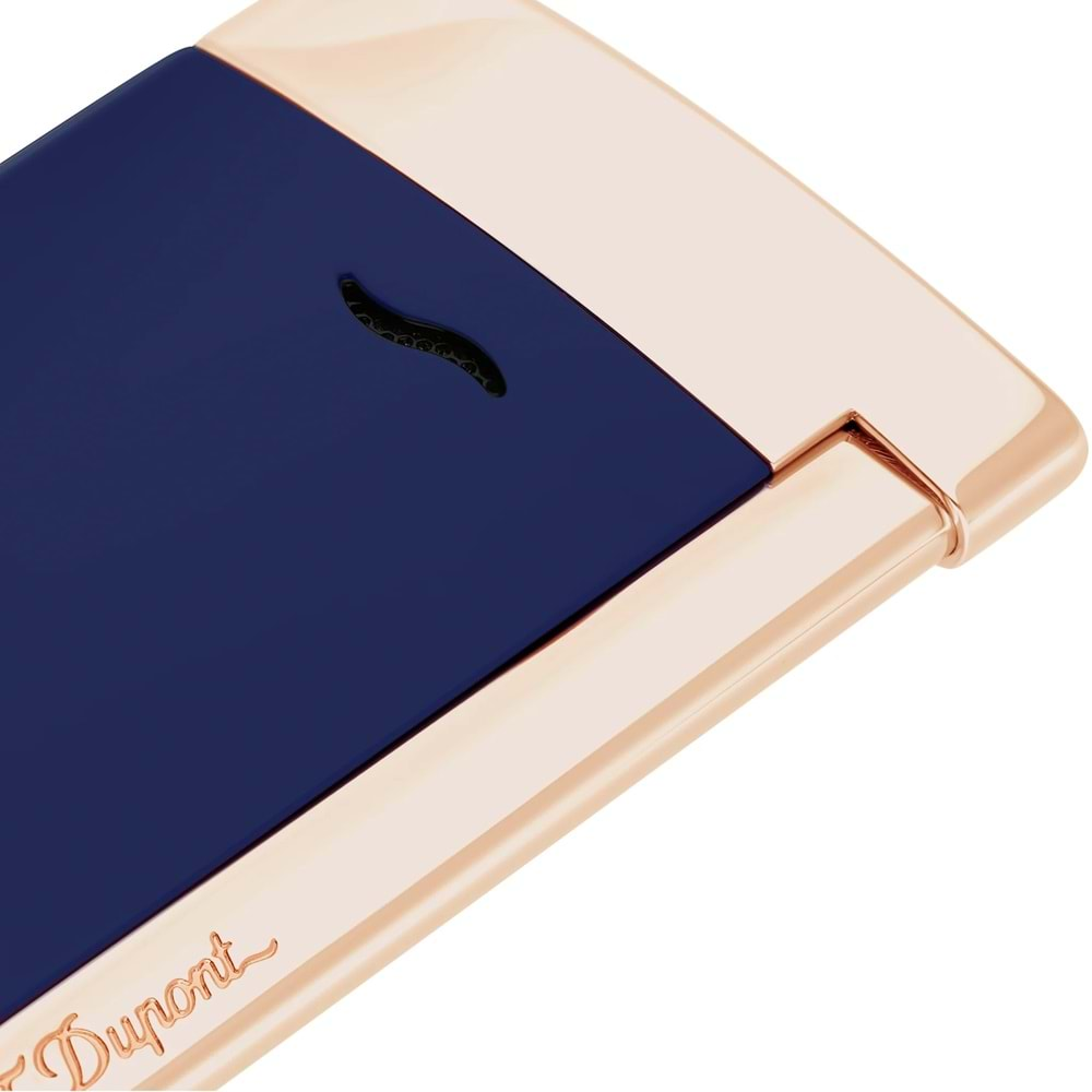 S.T. DUPONT LI SLIM7 BLUE/GOLDEN ROSE