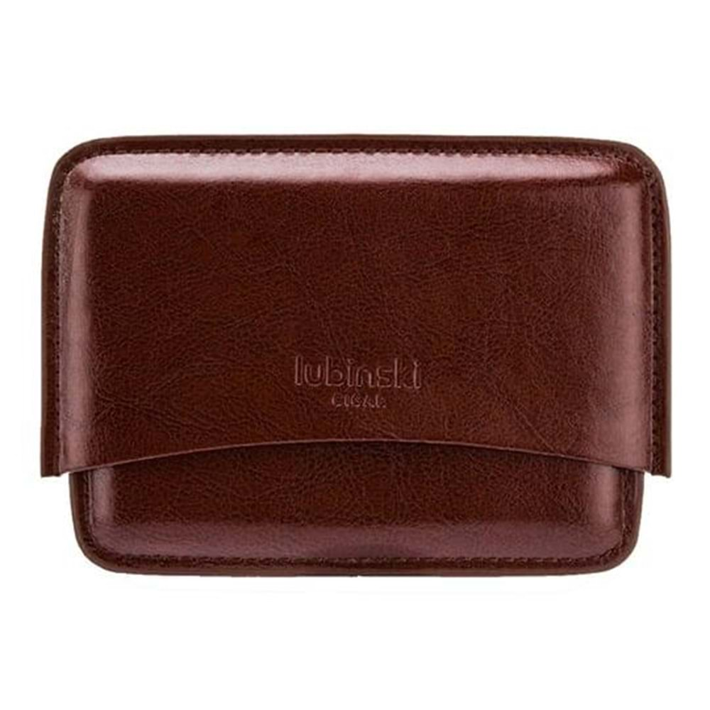 LUBİNSKİ CİGARİLLO KILIFI DERİ 10 LU BROWN JCK13071