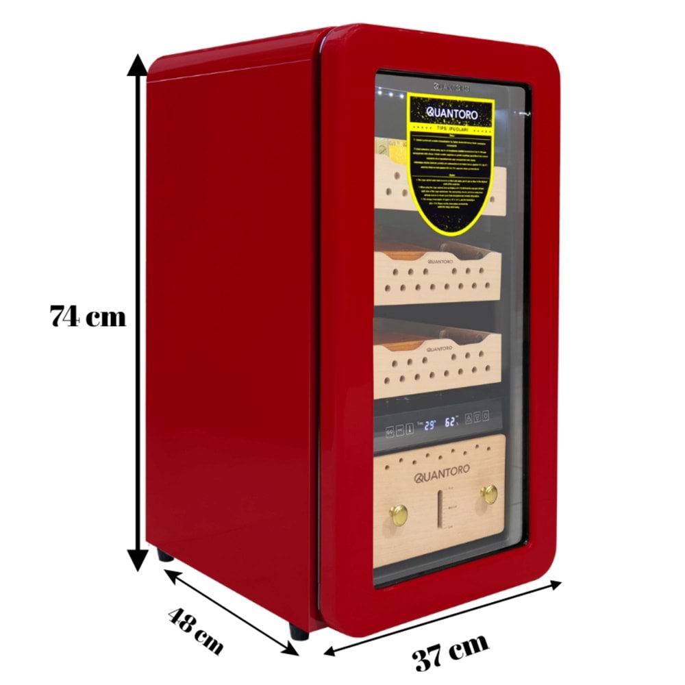 QUANTORO QCC-26C RED ELEKTRONİK HUMİDOR