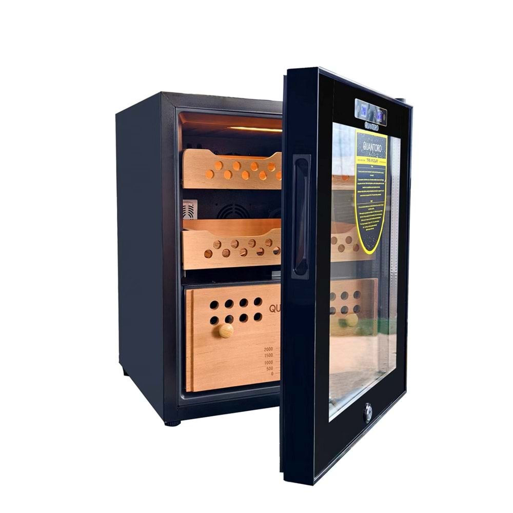 QUANTORO QCC-3A BLACK ELEKTRONİK HUMİDOR