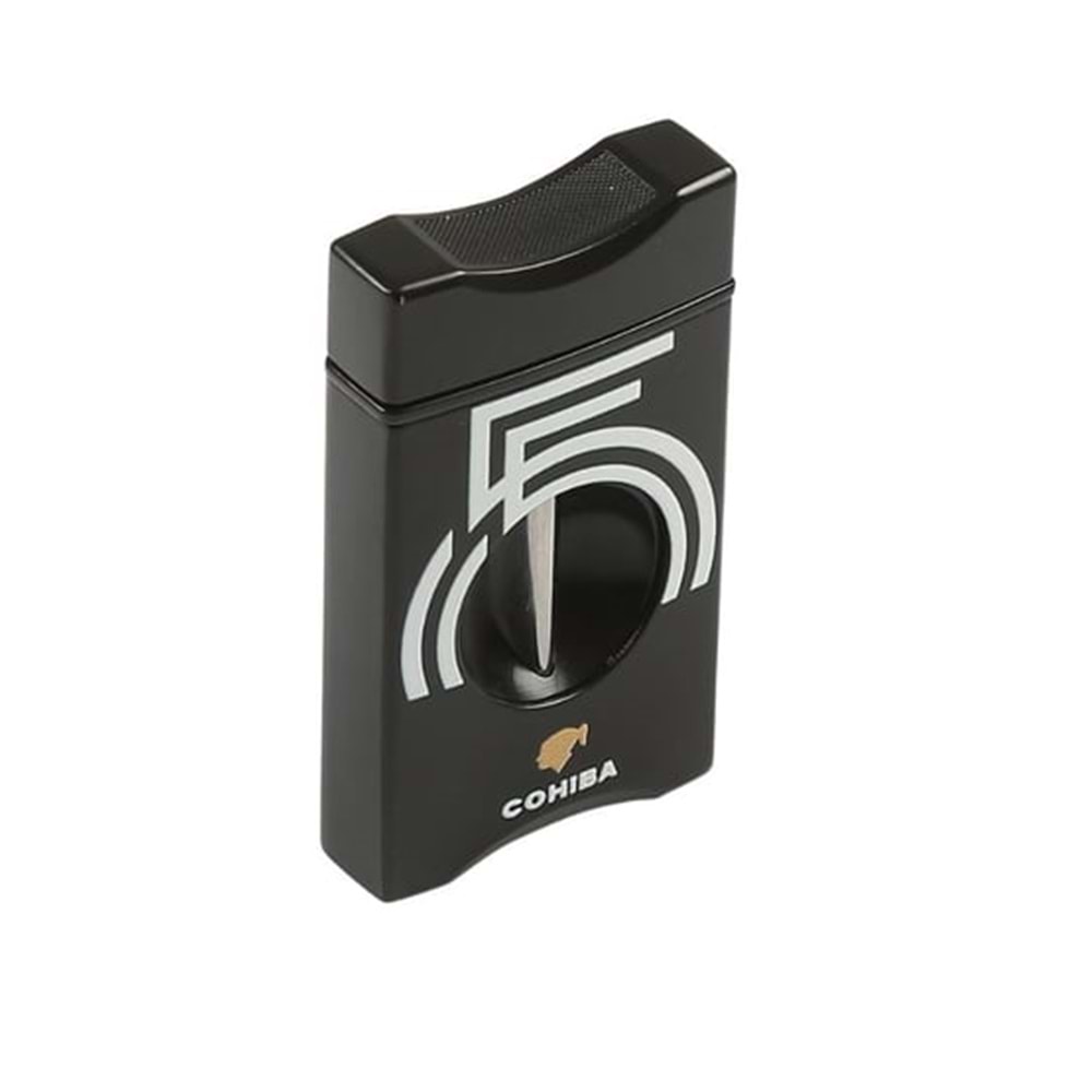 COHIBA SİYAH BEYAZ 55. YIL DESENLİ V-PURO MAKASI CPM067