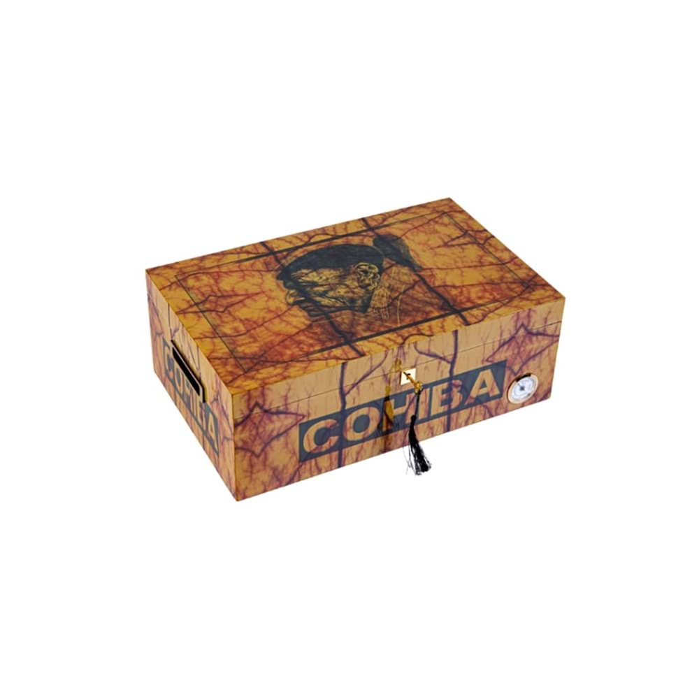 COHIBA GÖSTERGELİ SARI HUMİDOR PHUM0197