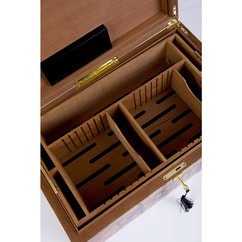 COHIBA GÖSTERGELİ SARI HUMİDOR PHUM0197