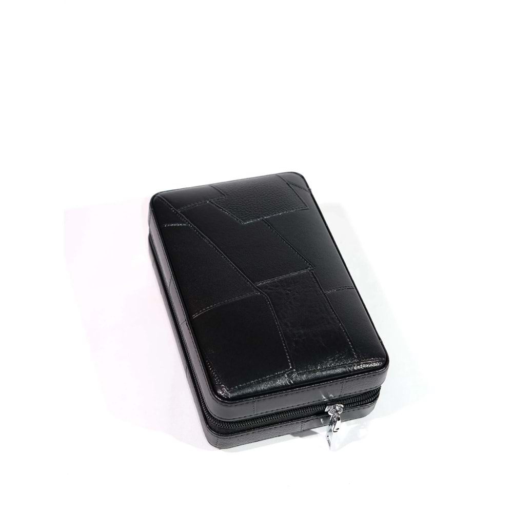 PARMİDA DERİ SİYAH SEYAHAT HUMİDOR PSH096