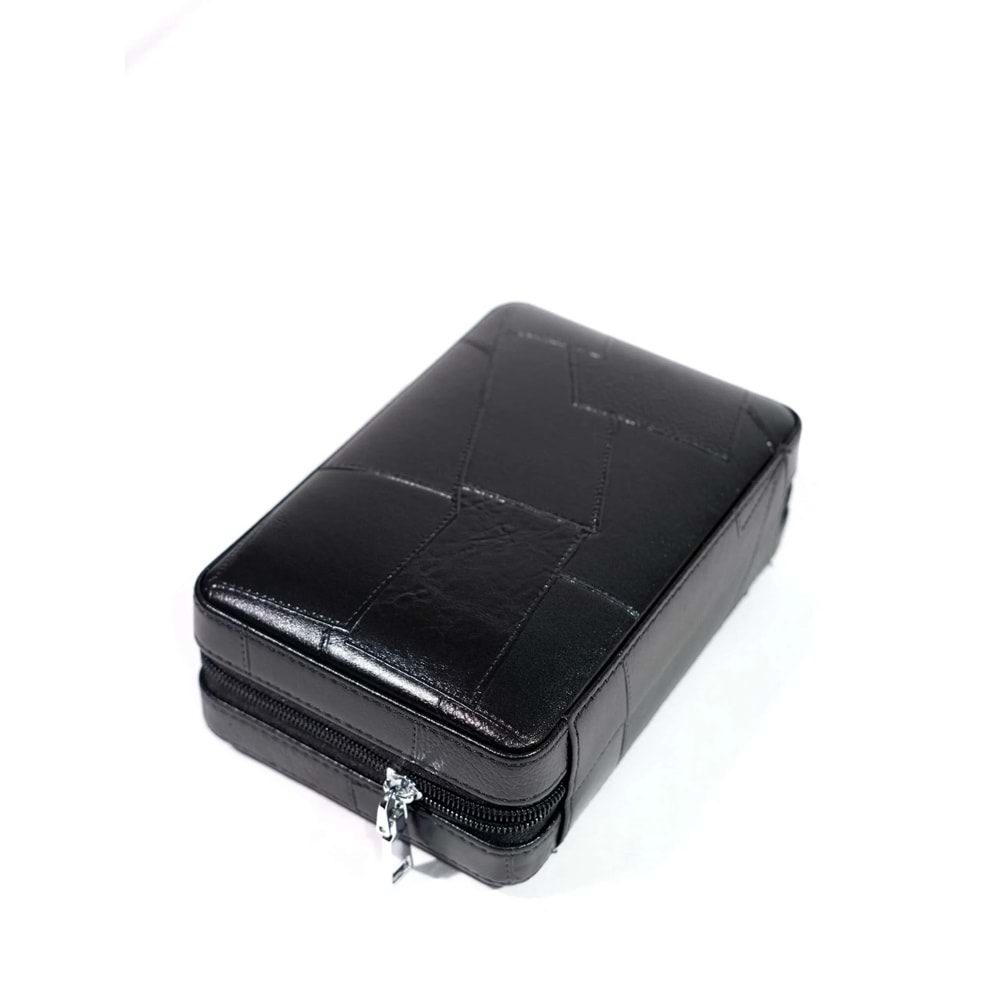 PARMİDA DERİ SİYAH SEYAHAT HUMİDOR PSH096