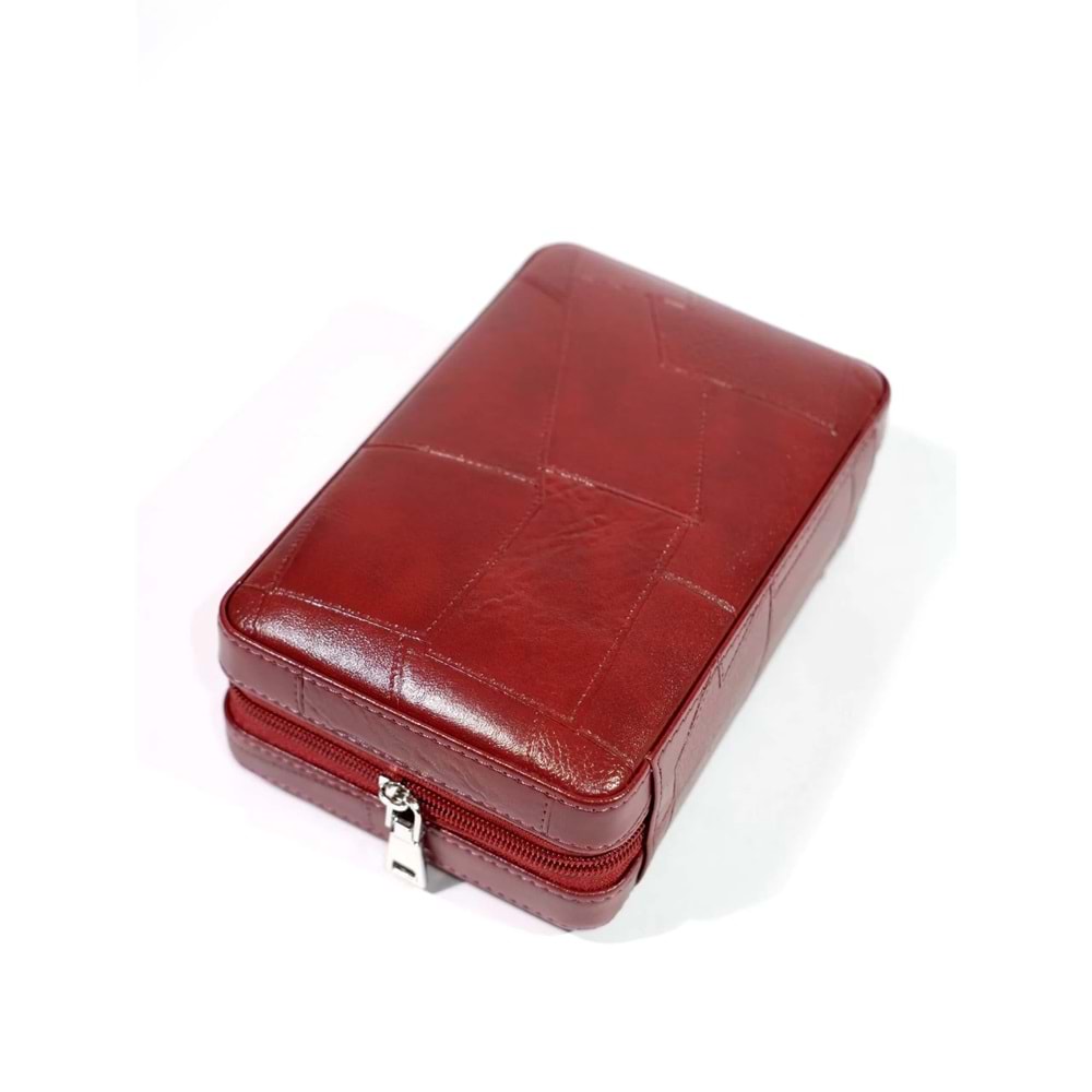 PARMİDA VİŞNE ÇÜRÜĞÜ DERİ SEYAHAT HUMİDORU PSH095