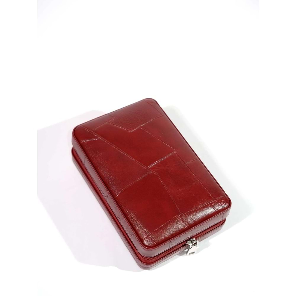 PARMİDA VİŞNE ÇÜRÜĞÜ DERİ SEYAHAT HUMİDORU PSH095