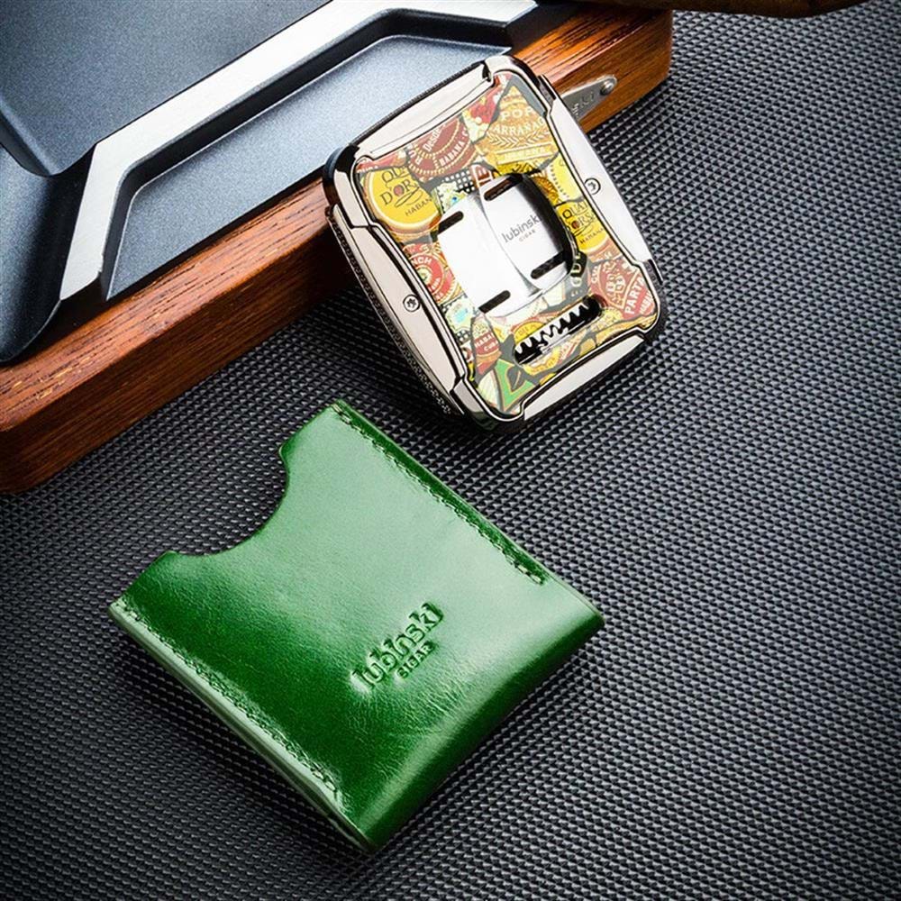 LUBİNSKİ HABANA CUBA KILIFLI KARE PURO MAKASI (60Ring)