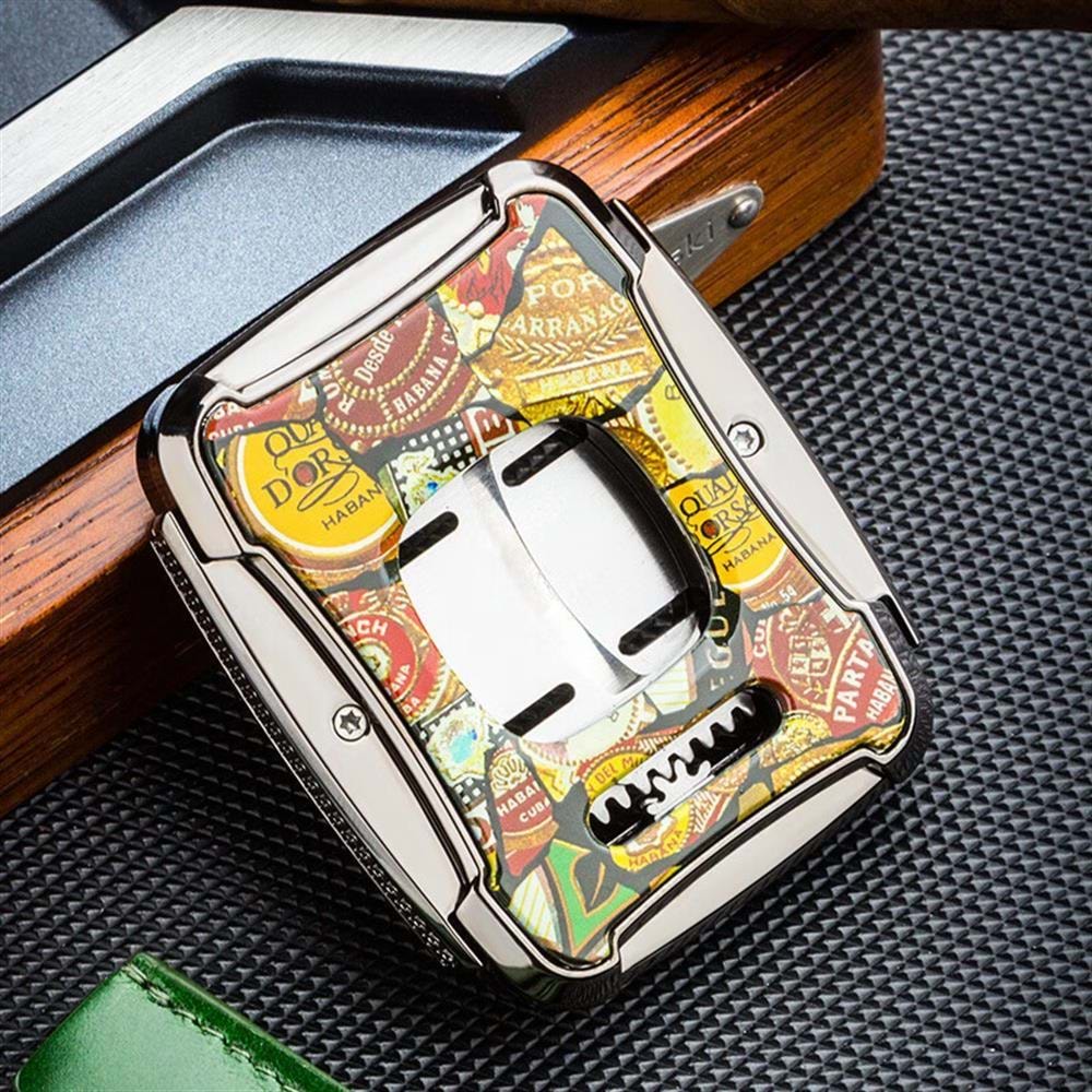 LUBİNSKİ HABANA CUBA KILIFLI KARE PURO MAKASI (60Ring)