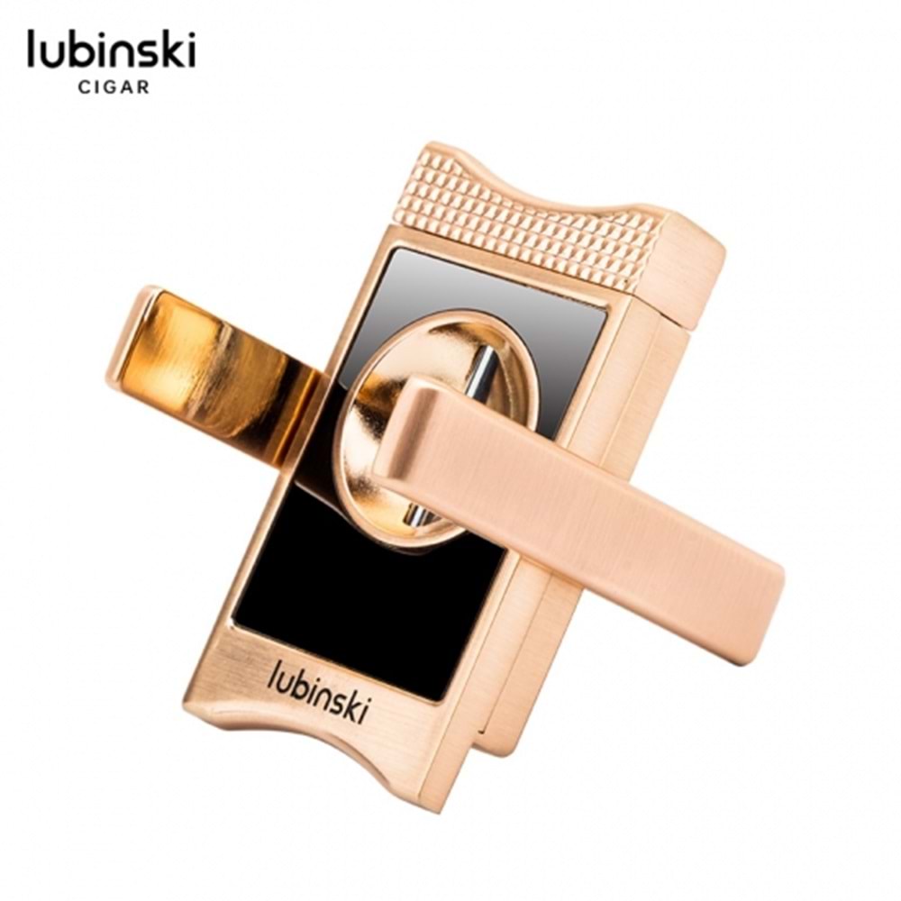 LUBİNSKİ V CUTTER KILIFLI GOLD PURO MAKASI YJA-30022-GD