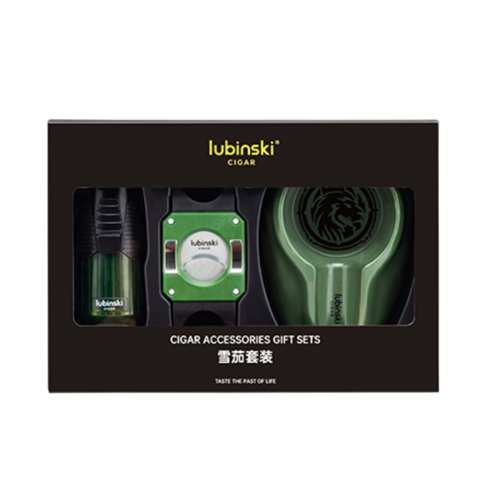 LUBİNSKİ 3LÜ PURO SETİ GREEN