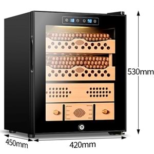 QUANTORO QCC-3A BLACK ELEKTRONİK HUMİDOR