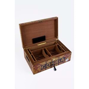 COHIBA GÖSTERGELİ SARI HUMİDOR PHUM0197
