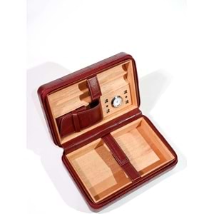 PARMİDA VİŞNE ÇÜRÜĞÜ DERİ SEYAHAT HUMİDORU PSH095