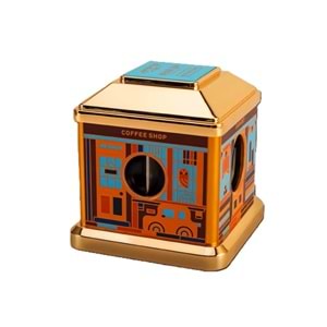 FIREBIRD DESTKOP GOLD-YELLOW MASA TİPİ PURO MAKASI 4 FARKLI KESİCİ BÖLMELİ JF-J73-5 YELLOW MİX