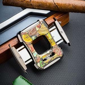 LUBİNSKİ HABANA CUBA KILIFLI KARE PURO MAKASI (60Ring)