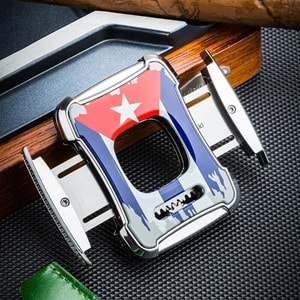 LUBİNSKİ HABANA CUBA KILIFLI KARE PURO MAKASI (60Ring)