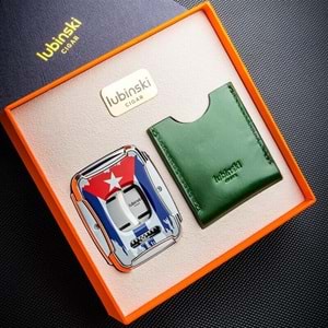 LUBİNSKİ HABANA CUBA KILIFLI KARE PURO MAKASI (60Ring)