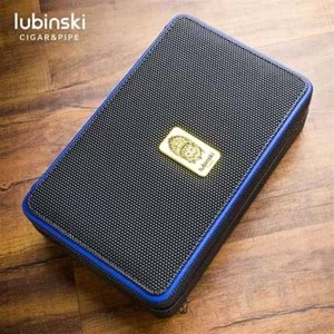 LUBİNSKİ DERİ-SİLİKON SEYAHAT HUMİDOR BLACK YJA-50016-BK