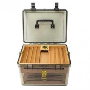 LUBİNSKİ DIŞI ŞEFFAF PLEXİ İÇİN SEDİR HUMİDOR 100s