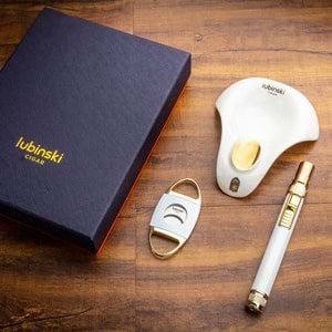 LUBİNSKİ 3LÜ PURO SETİ WHİTE-GOLD