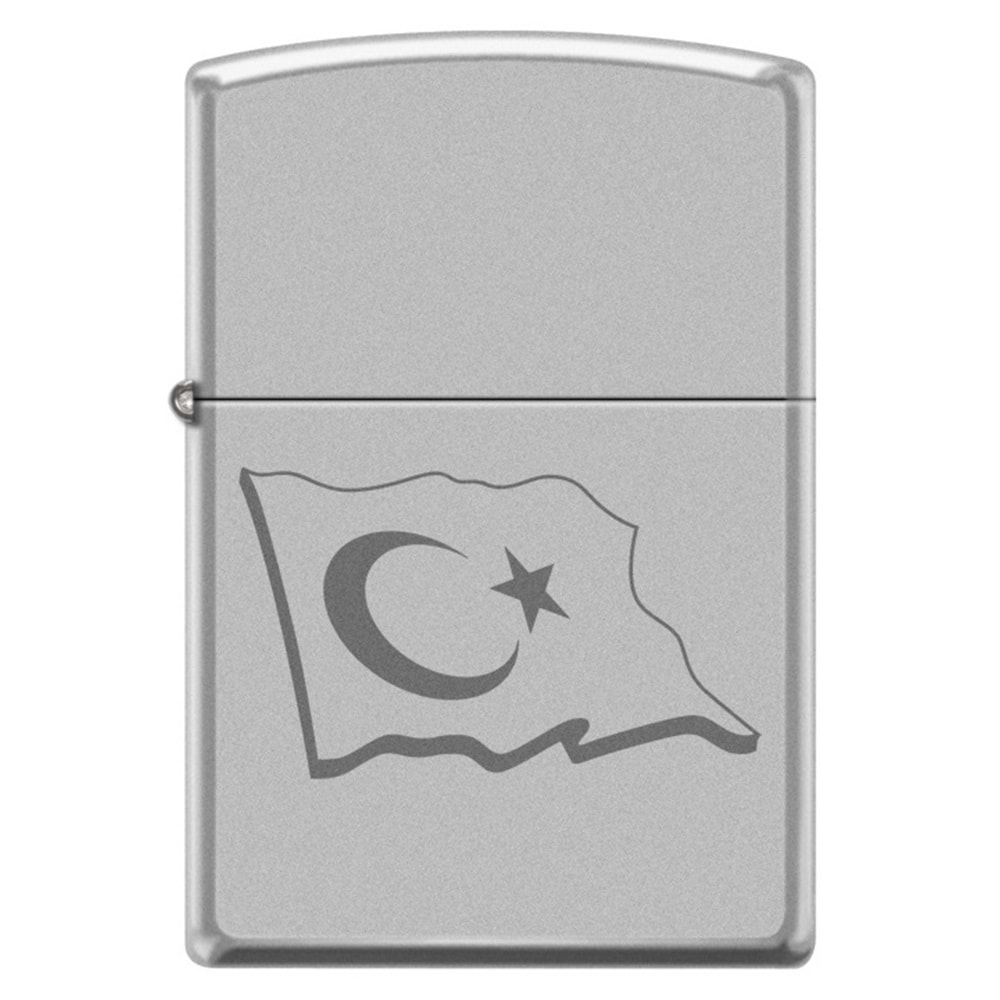 ZİPPO 205 TURKİSH FLAG-AUTO ENGRAVE