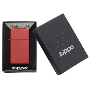 ZİPPO 1633 SLİM RED MATTE