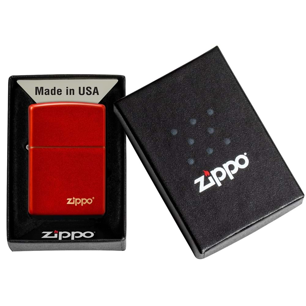 ZİPPO 49475 ZL METALLİC RED ZİPPO LASERED