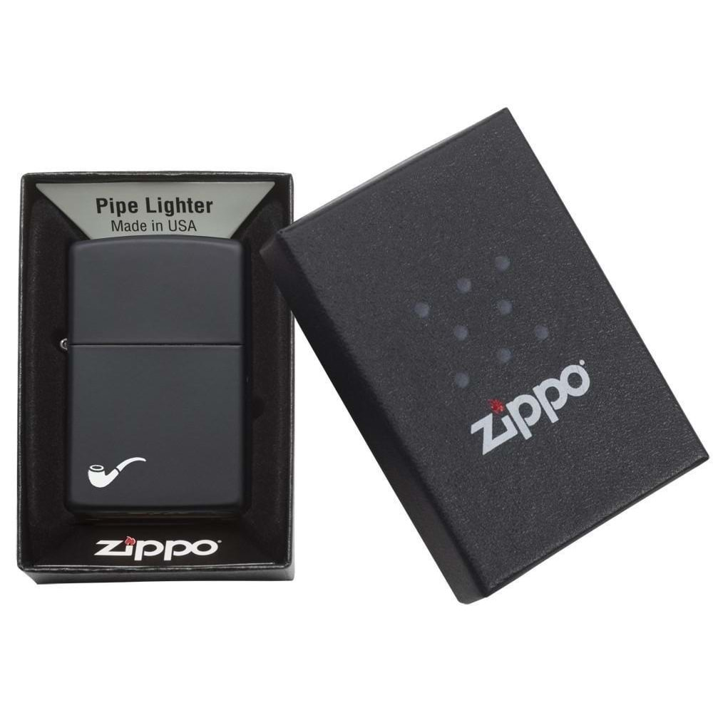 ZİPPO 218 PL BLACK MATTE PİPE LT